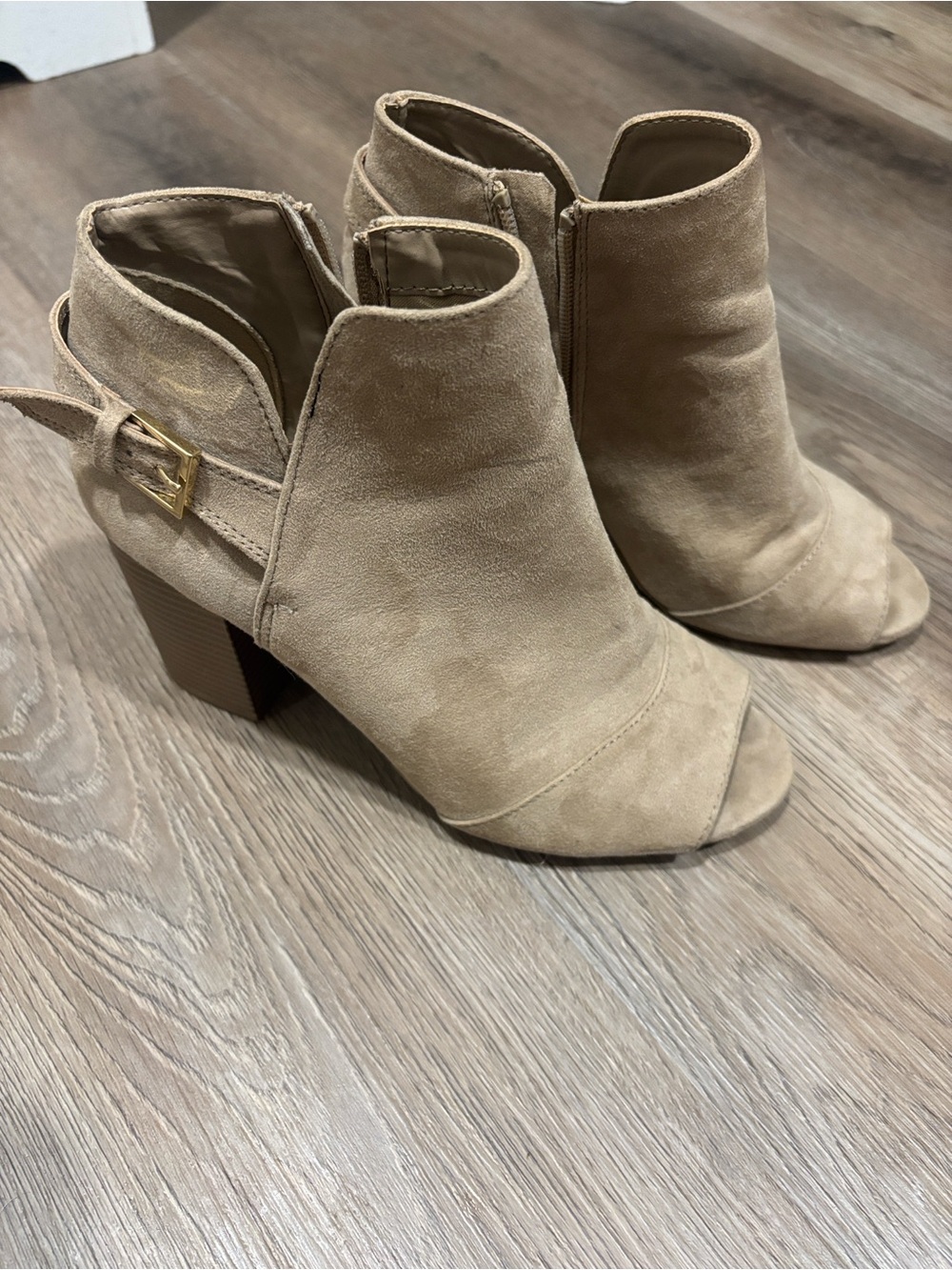 Apt 9 Clock Peep-Toe Ankle Bootie